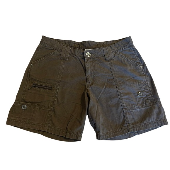 Magellan Sportswear Pants - Magellan Sportswear‎ Women's Cargo Shorts Size 8 Brown 6" Casual